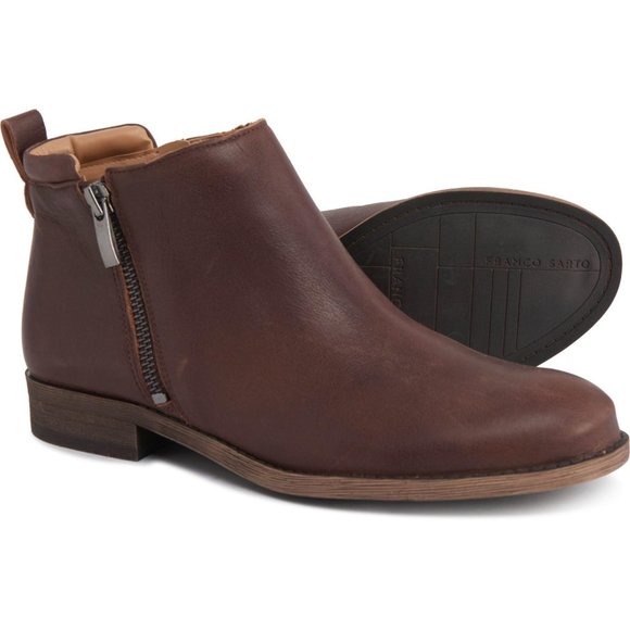 Franco Sarto Keegan double zip ankle boot size 8.5 - Picture 1 of 8